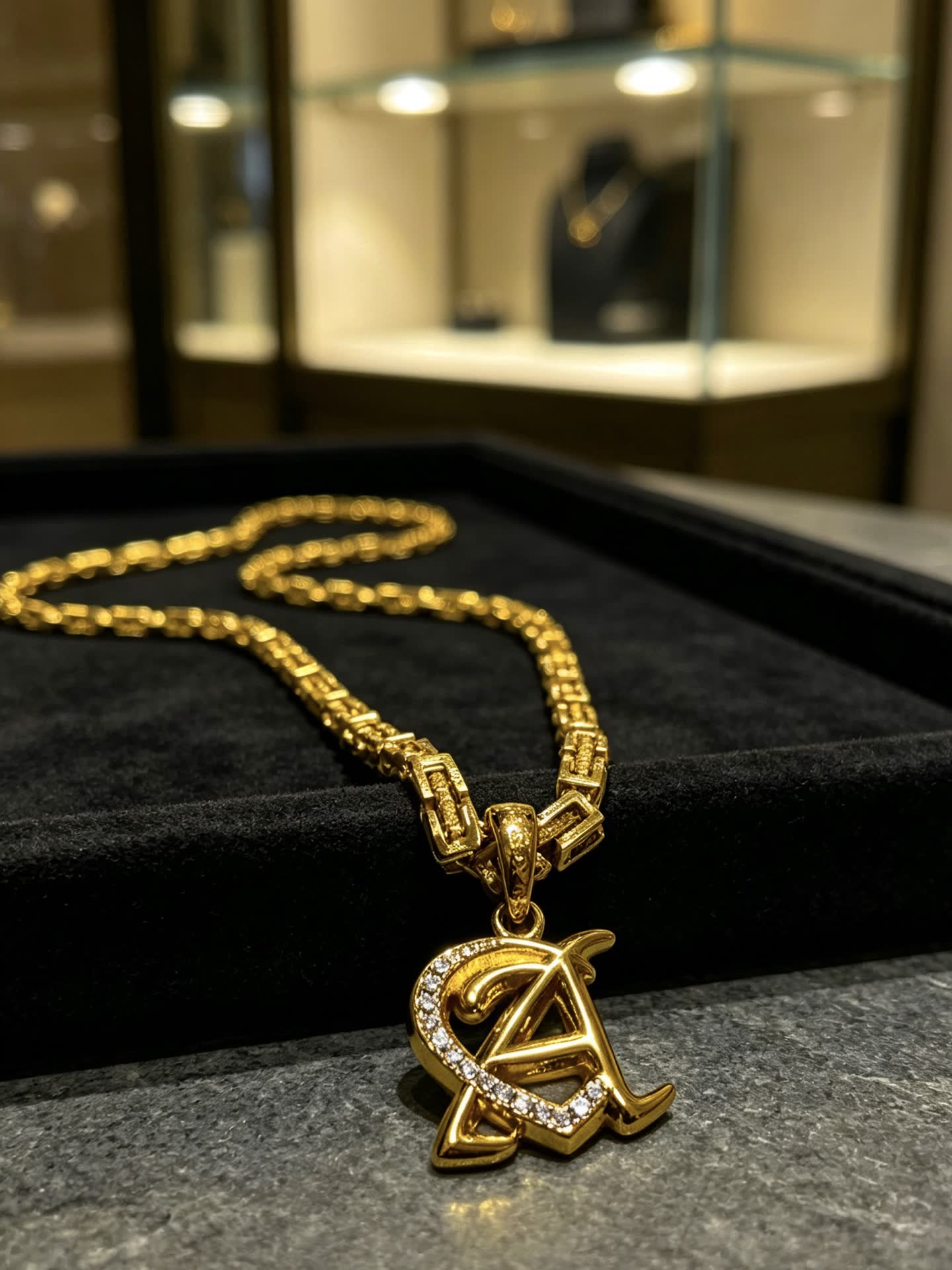 Chrome Hearts Gold Chain with Medusa Pendant